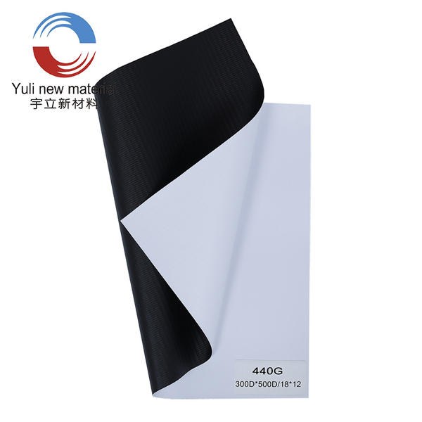 Pancartas flexibles de PVC gris laminado en frío de 440gsm 300D*500D 18*12